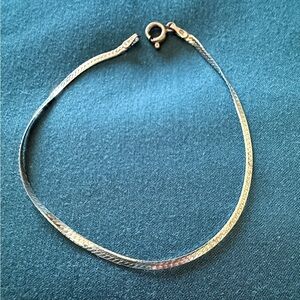 Sterling Silver 925 Italy Snake Bracelet